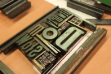 Matryca drukarska do akcydensu z okazji otwarcia Domu Słów