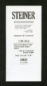 Druk okolicznościowy stworzony na potrzeby Seminarium "Steiner. Gramatyki tworzenia"