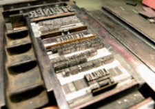 Matryca drukarska do akcydensu Steiner "Gramatyki tworzenia"