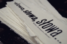 Fotografia zakładki z fragmentem utworu Williama Shakespeare'a, Miasto Poezji 2016