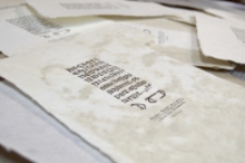 Fotografia druku: Z kaszt Izby Drukarstwa, Jaecker Schrift