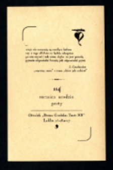 Druk okolicznościowy na 114. rocznicę urodzin J&oacute;zefa Czechawicza