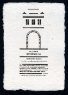 Druk towarzyszący seminarium &bdquo;Misterium&nbsp;Bramy&rdquo;