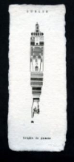 Zakładka przygotowana na promocję książki &bdquo;Lublin. Książka do pisania&rdquo;