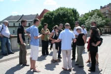 Neta Żytomirska-Avidar podczas spaceru po Lublinie