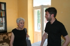 Neta Żytomirska-Avidar w kamienicy na ul. Szewskiej 3