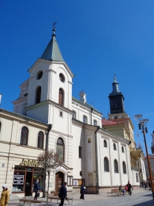 Kościół św. Ducha w Lublinie - widok od strony wejścia