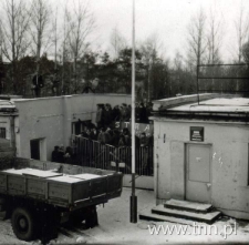 Barykada na terenie WSK Świdnik