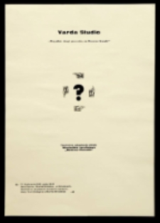 Afisz do spektaklu teatralnego Varda Studio "Wszystkie drogi prowadzą na Dworzec Kurski"