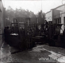 Barykada na terenie WSK Świdnik