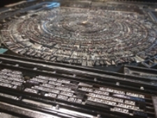 atryca do afisza do słuchowiska Grażyny Lutosławskiej "Str&oacute;ż nocny" czyli czytanie "Poematu o mieście Lublinie", Miasto Poezji 2019