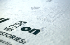 Zdjęcie afisza przygotowanego na okoliczność Seminarium : &ldquo;Local Perspectives on Difficult Histories: An Open Exchange for Best Practices in Memory Work&rdquo;