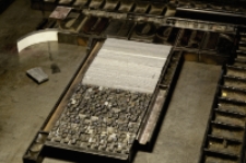 Matryca drukarska do afisza przygotowanego z okazji Międzynarodowych Spotkań Typograficznych - Typolub 2018