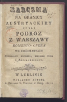 Karczma na granicy austryackiey...