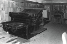 Fragment ekspozycji w Izbie Tradycji Drukarstwa Lubelskiego przy ulicy Żmigr&oacute;d 1 w Lublinie