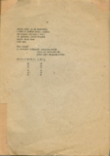 Ostatnia strona z tomiku wierszy "Kamień"