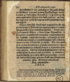 Ostatnia strona z publikacji Rozsądek Prawdziwy O Fvndamencie Wiary