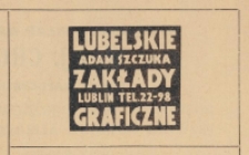 Rekalma Lubelkich Zakład&oacute;w Graficznych Adama Szczuki