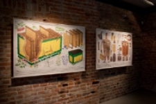 Wystawa Pszczoły - Ilustracje Piotra Sochy