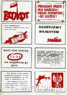 Ulotka z okresu stanu wojennego