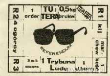 Ulotka z okresu stanu wojennego