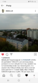Post w ramach akcji 1 dzień życia Lublina