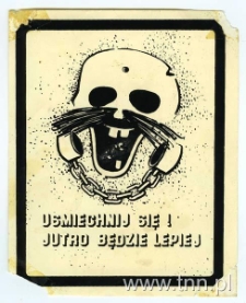 Plakat z okresu stanu wojennego