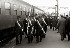 Obchody święta kolejarza w 1981 roku w Lublinie