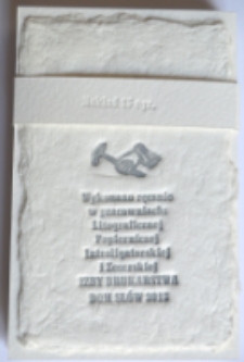 Poemat o mieście Lublinie w litografiach Edyty Pietrzak