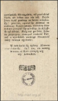 Strona z finalikiem z książki "Memnon Czyli Mądrosc Ludzka: Powieść Filozoficzna"