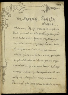 Artykuł wstępny pisma "Ver Sacrum", Z. 1, styczeń 1905