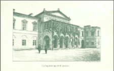 Pałac Lubomirskich w Lublinie. Litografia w "Pamjatnaja Kniżka Ljublinskoj Gubernii"