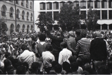 Wizyta Czesława Miłosza i Lecha Wałęsy na Katolickim Uniwersytecie Lubelskiem