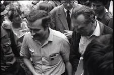 Wizyta Czesława Miłosza i Lecha Wałęsy na Katolickim Uniwersytecie Lubelskim