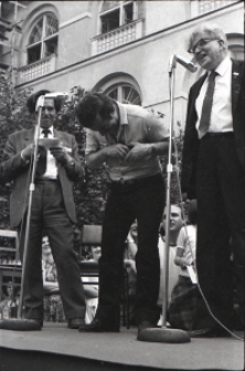 Wizyta Czesława Miłosza i Lecha Wałęsy na Katolickim Uniwersytecie Lubelskim