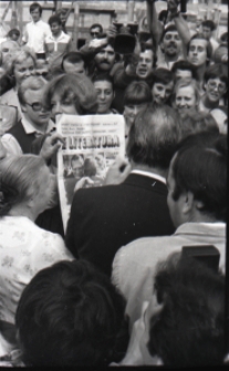 Wizyta Czesława Miłosza i Lecha Wałęsy na Katolickim Uniwersytecie Lubelskim