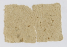 Papier czerpany, celuloza długowłóknista preparowana, technika europejska z reliefem