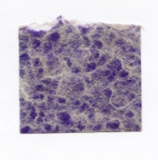 Papier czerpany, barwiony, wielowarstwowy, technika japońska, wł&oacute;kna z łyka morwy białej/kozo