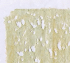 Papier czerpany, bielony, technika japońska, włókna z łyka morwy białej/kozo