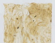 Papier czerpany, technika japońska, włókna z łyka morwy białej/kozo