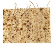 Papier czerpany, dwuwarstwowy, technika japońska, wł&oacute;kno łyka morwy białej/kozo i sk&oacute;rki banana