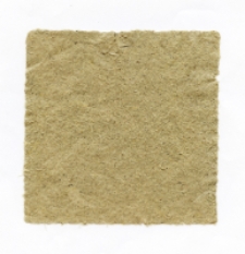 Papier czerpany, technika europejska, wł&oacute;kno trawy