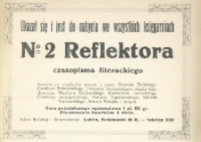 Reklama "Reflektora" zamieszczona w "Przeglądzie Lubelsko-Kresowym, nr 6