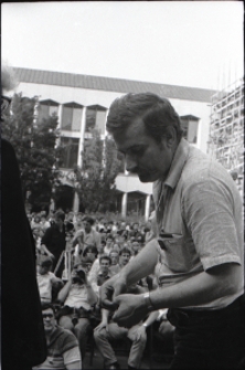 Spotkanie z Lechem Wałęsą i Czesławem Miłoszem na Katolickim Uniwersytecie Lubelskim