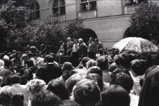 Spotkanie z Lechem Wałęsą i Czesławem Miłoszem na Katolickim Uniwersytecie Lubelskim