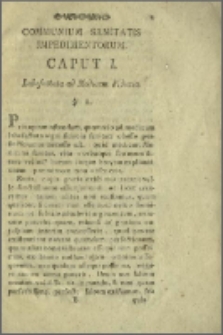 Przykładowa strona z publikacji Opusculum Impedimenta Quædam Sanitatis Communia Exhibens