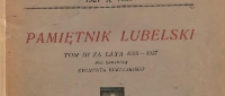 Winieta "Pamiętnika Lubelskiego", 1935&ndash;1937