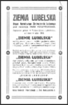 Reklama dziennika "Ziemia Lubelska" zamieszczona w wydawnictwie "Skorowidz Firm Chrześcijańskich Miasta Lublina"