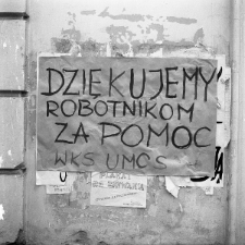 Plakaty antyrządowe w Lublinie