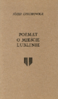 Poemat o mieście Lublinie